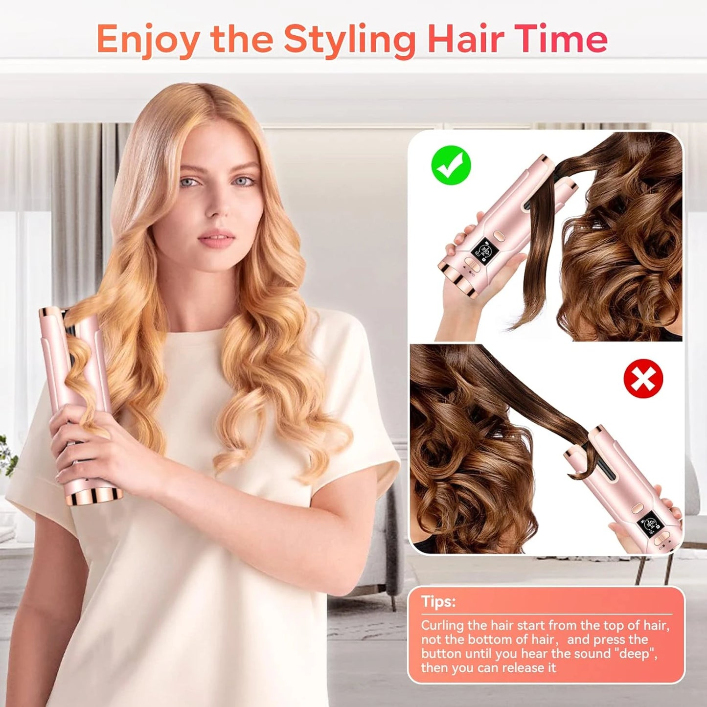 Wireless Hair Curler *Allure 1