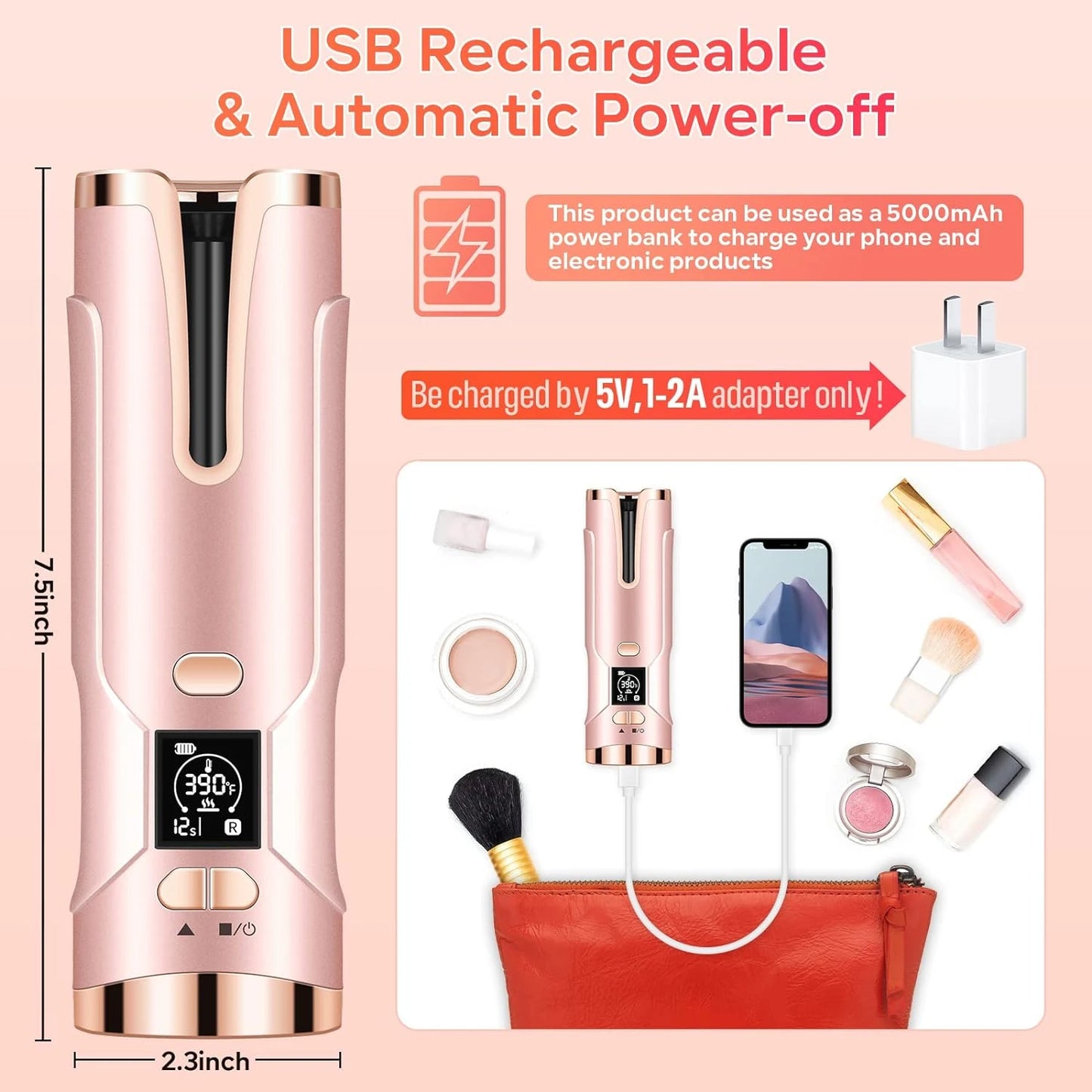 Wireless Hair Curler *Allure 1