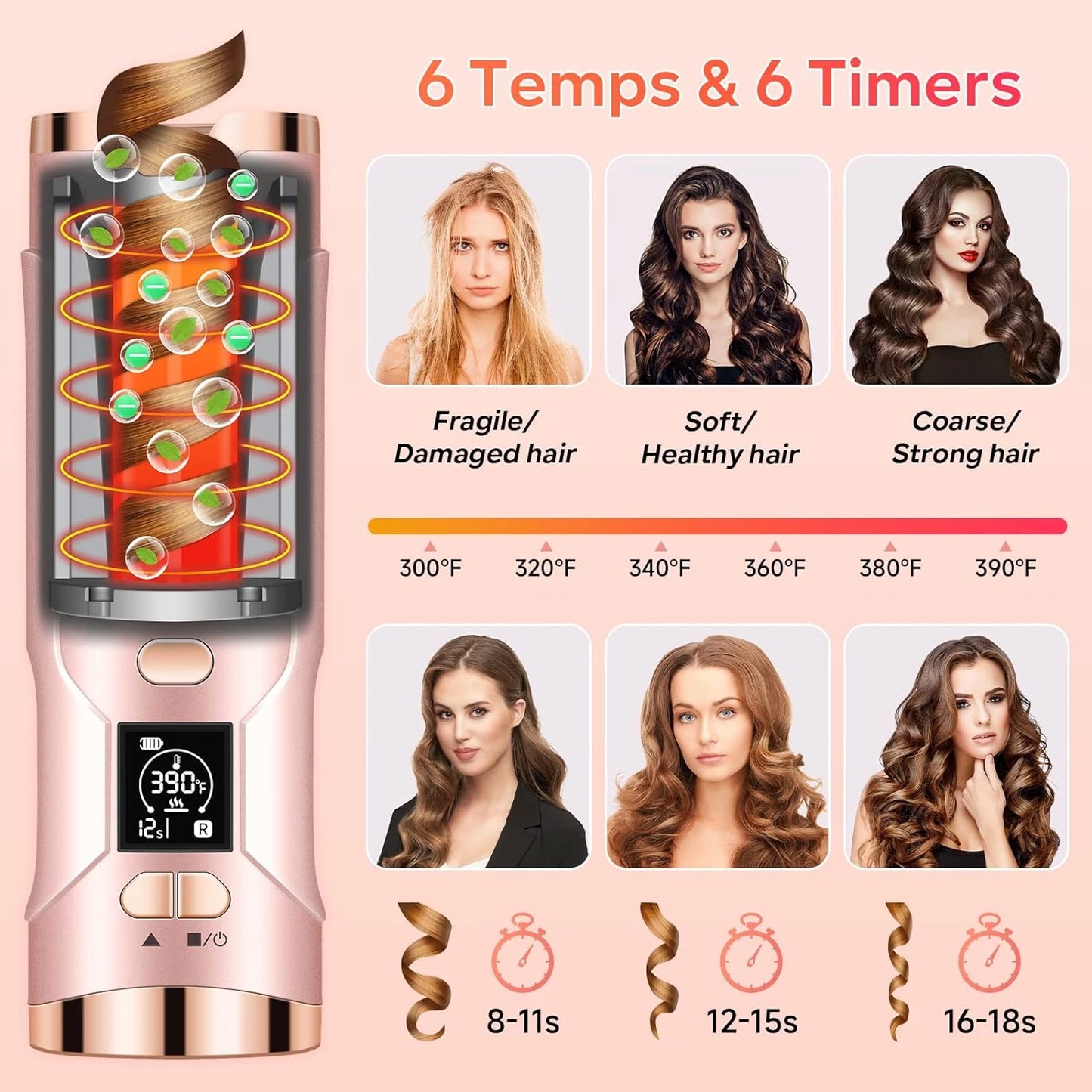 Wireless Hair Curler *Allure 1